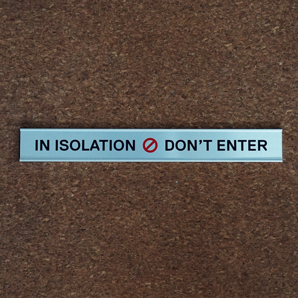 Metal Door Plaque Extrusion **FREE** with your choice of printed text if you spend $50